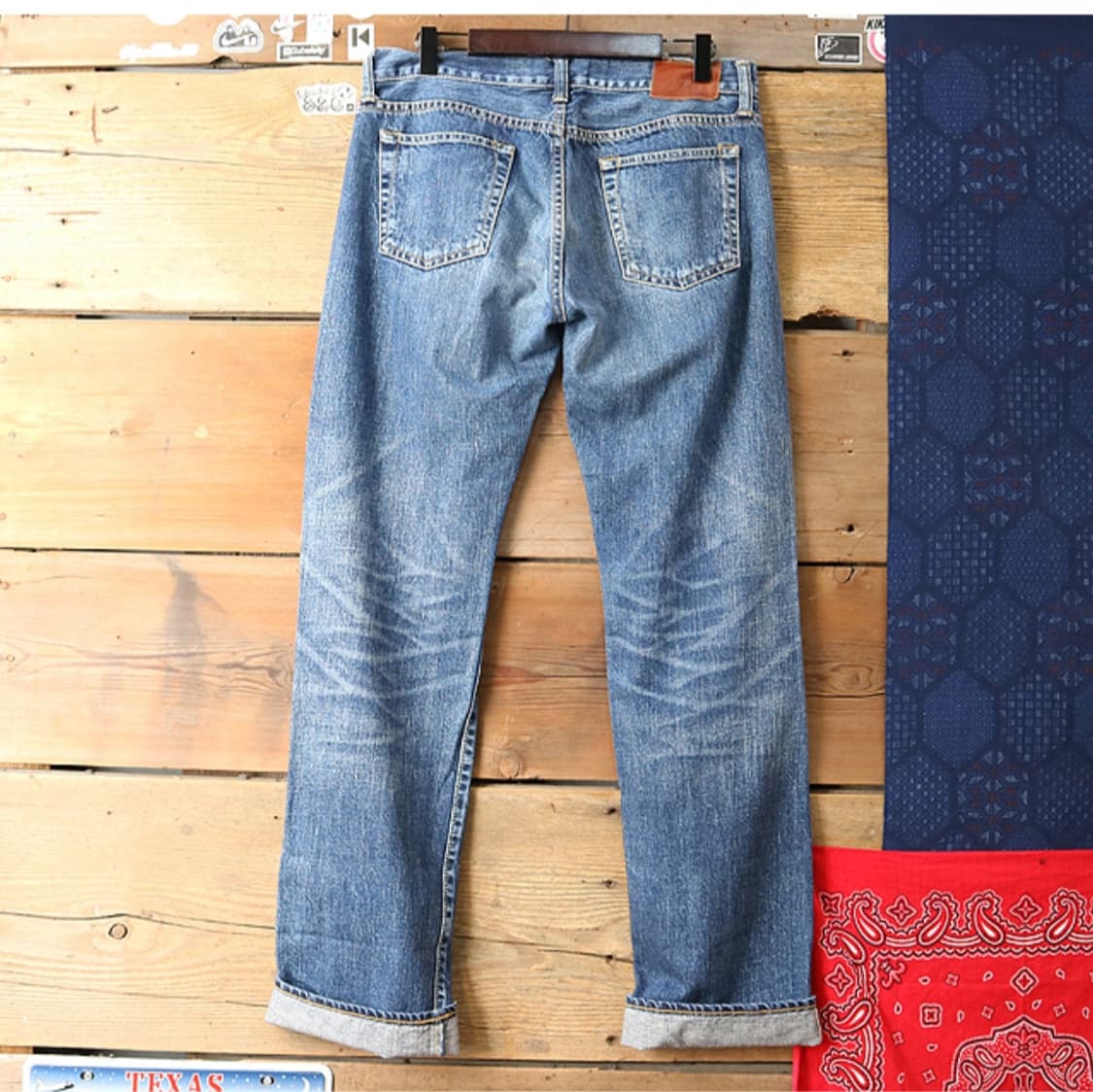 
일본판 deep blue 워싱가공 우먼 셀비지 데님  우먼프리 상품이미지4