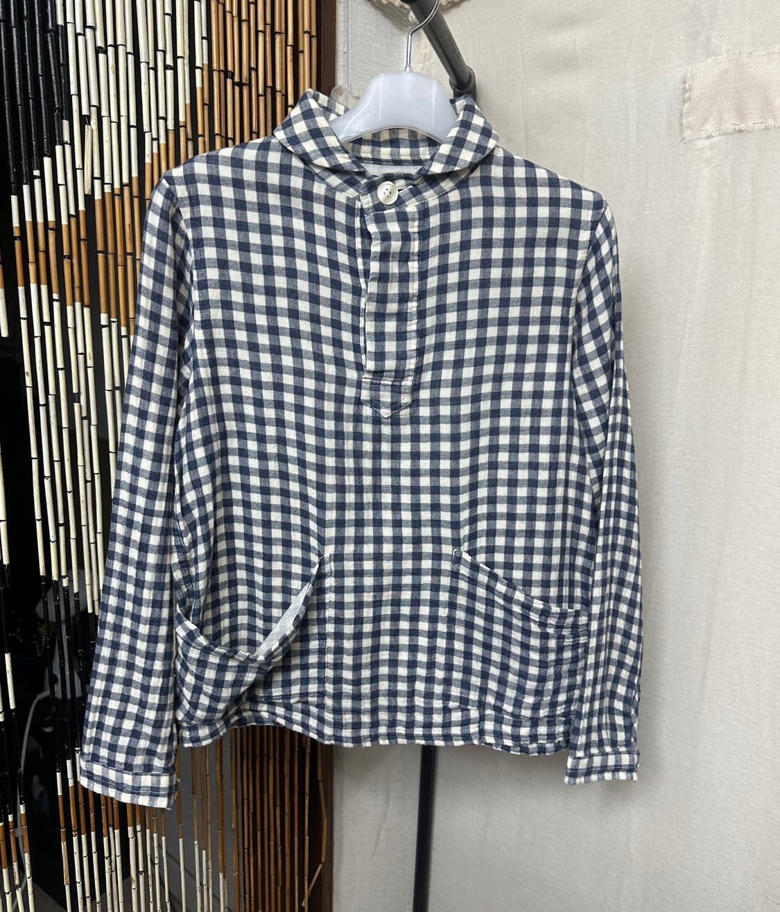unus entil check shirt 상품이미지1