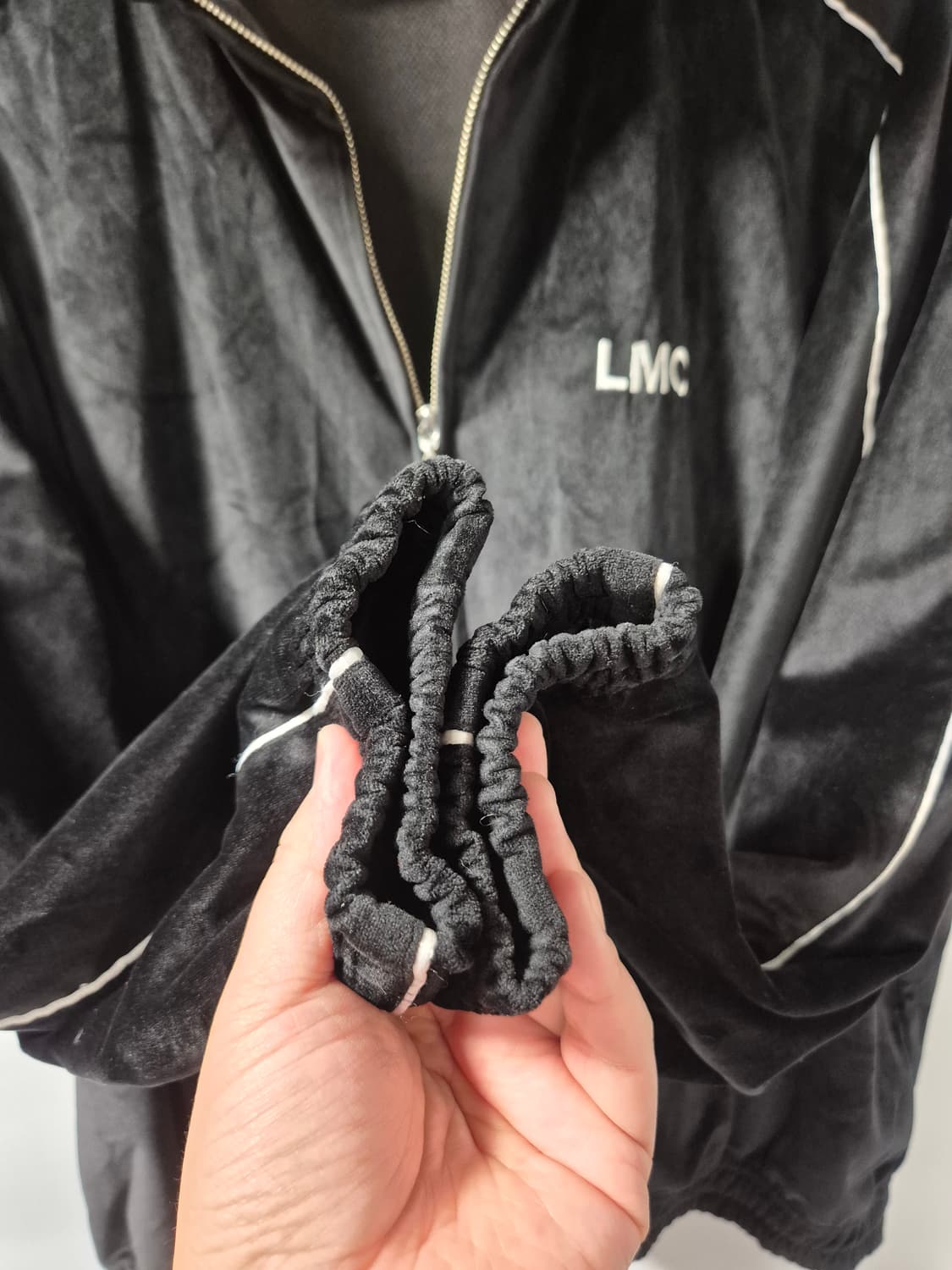 *무료배송* LMC 벨루어 투웨이 트랙탑 자켓 블랙 M(상태A급) 상품이미지6