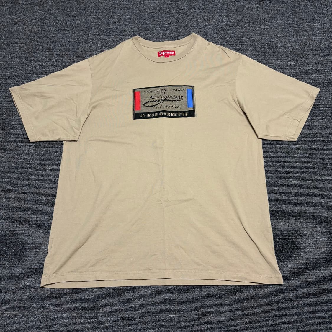 슈프림 인타르시아 24ss 반팔티 상품이미지1