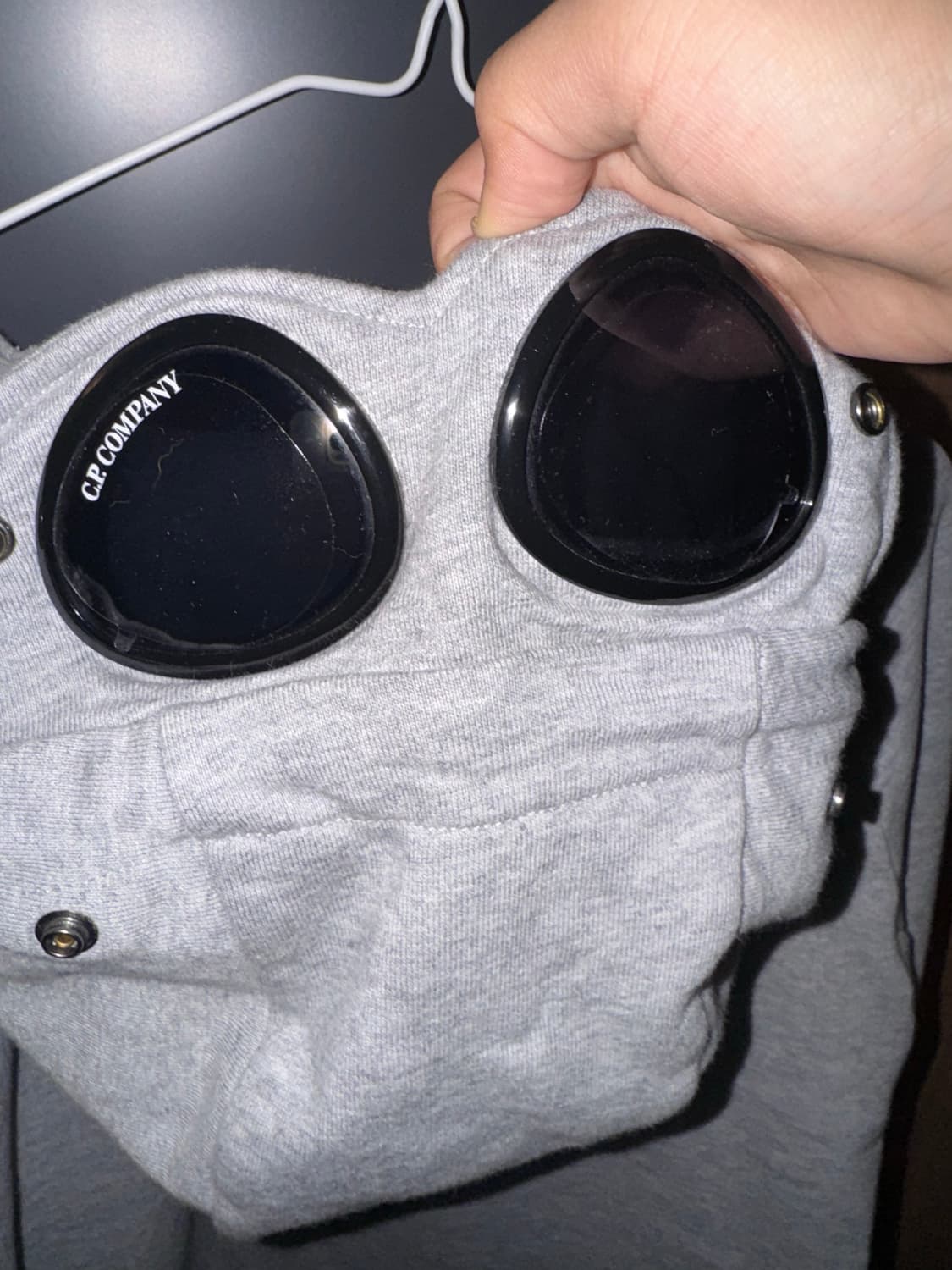 Cp컴퍼니 디테일 고글 후드집업 그레이 M 상품이미지5