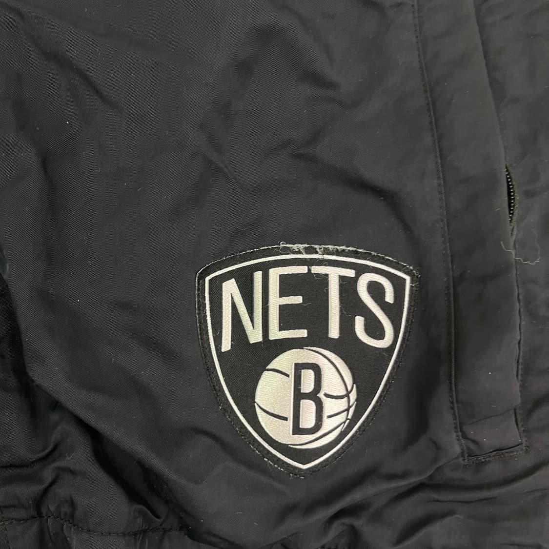 100 나이키 앰부쉬 NBA 네츠 브루클린 누빔 자켓 상품이미지6