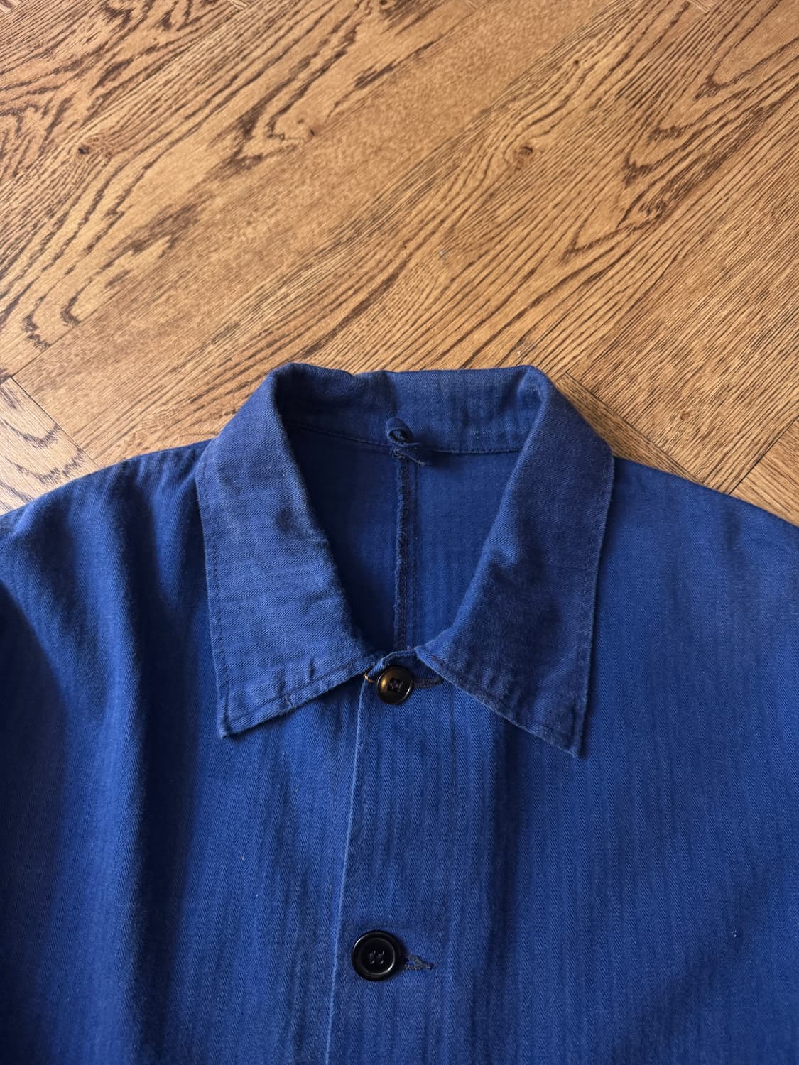 [L]90's 빈티지 페인팅 HBT 프렌치 워크 자켓 상품이미지2