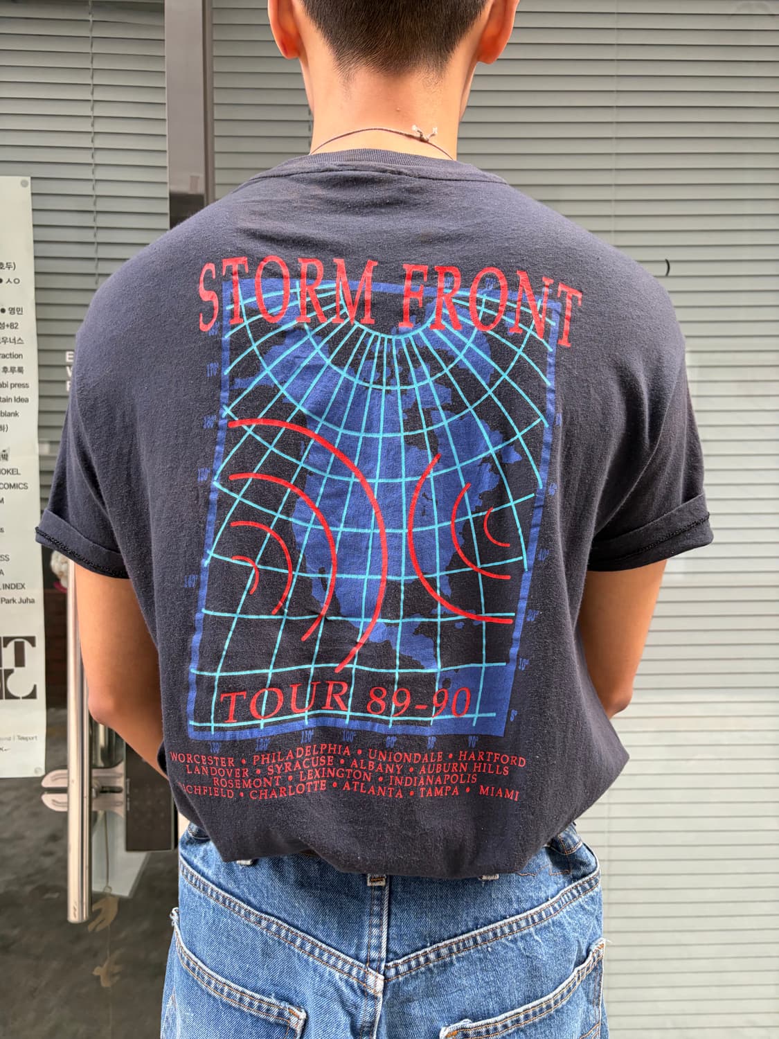 89-90 Billy Joel Storm Front tour T-sh 상품이미지7