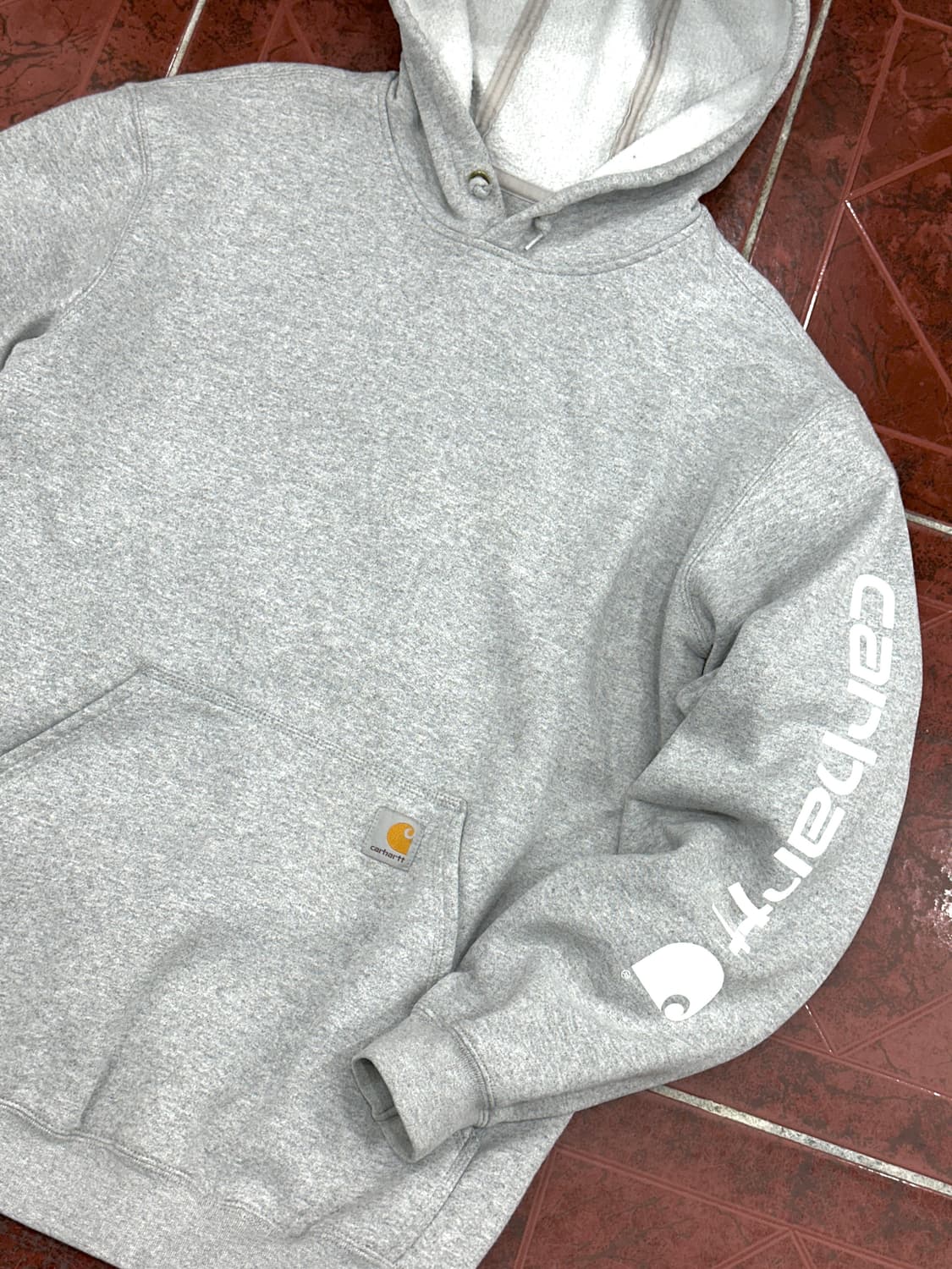 칼하트 후드 그레이M 상품이미지2