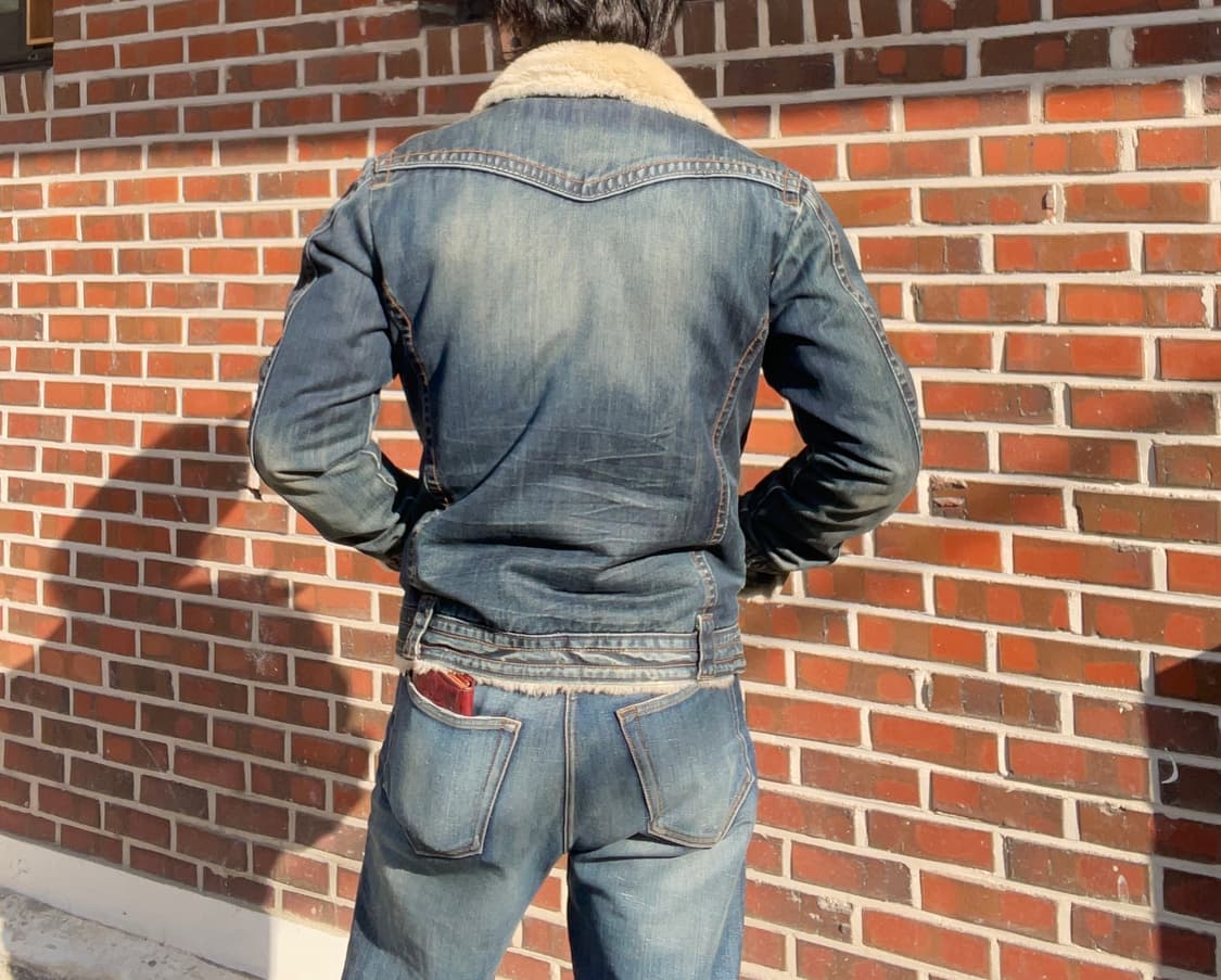 빈티지 웨스턴 쉐르파 데님자켓 상품이미지3