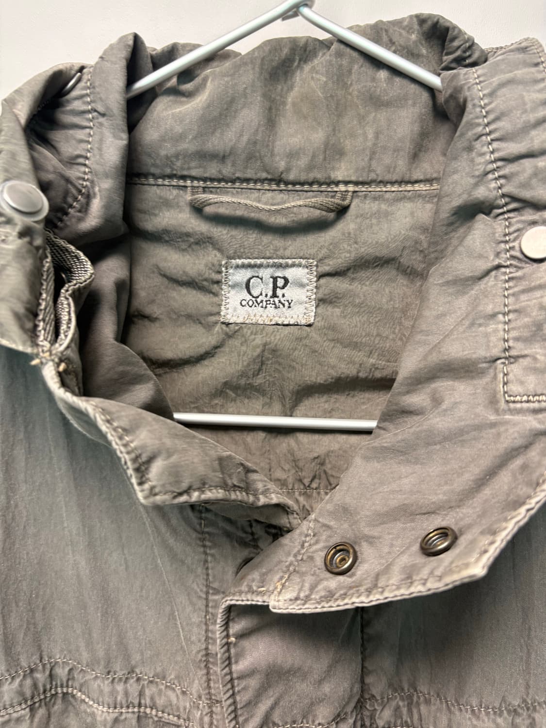 C.P. Company 씨피컴퍼니 후디드 컴뱃 자켓 카키 100사이즈 상품이미지2