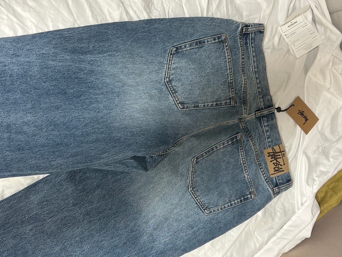 스투시 빅 올 진 데님 인디고 스톤 워시 32 상품이미지6
