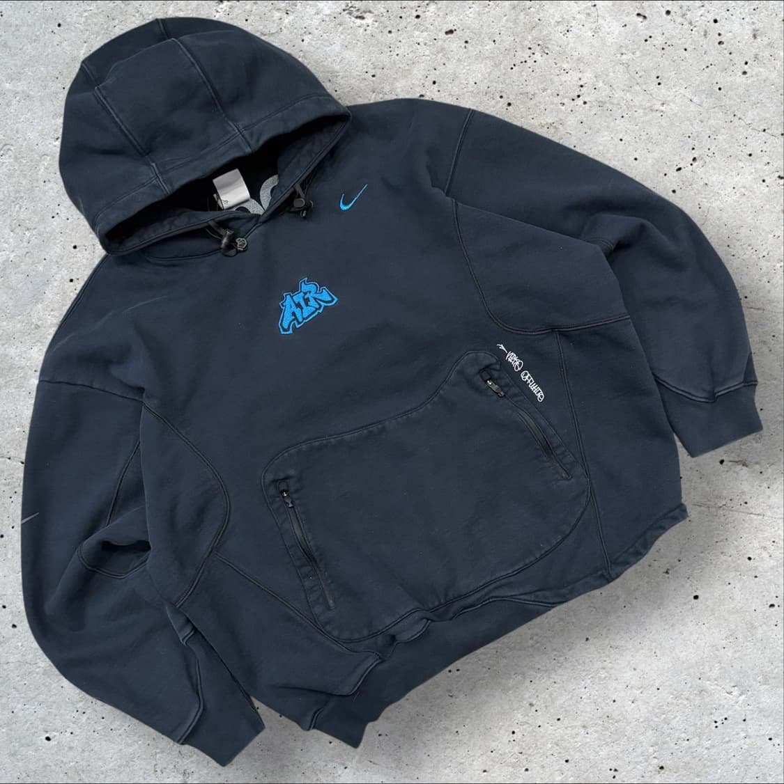 [M] 나이키 x 오프화이트 AIR 스웻 후드티 B861 상품이미지1