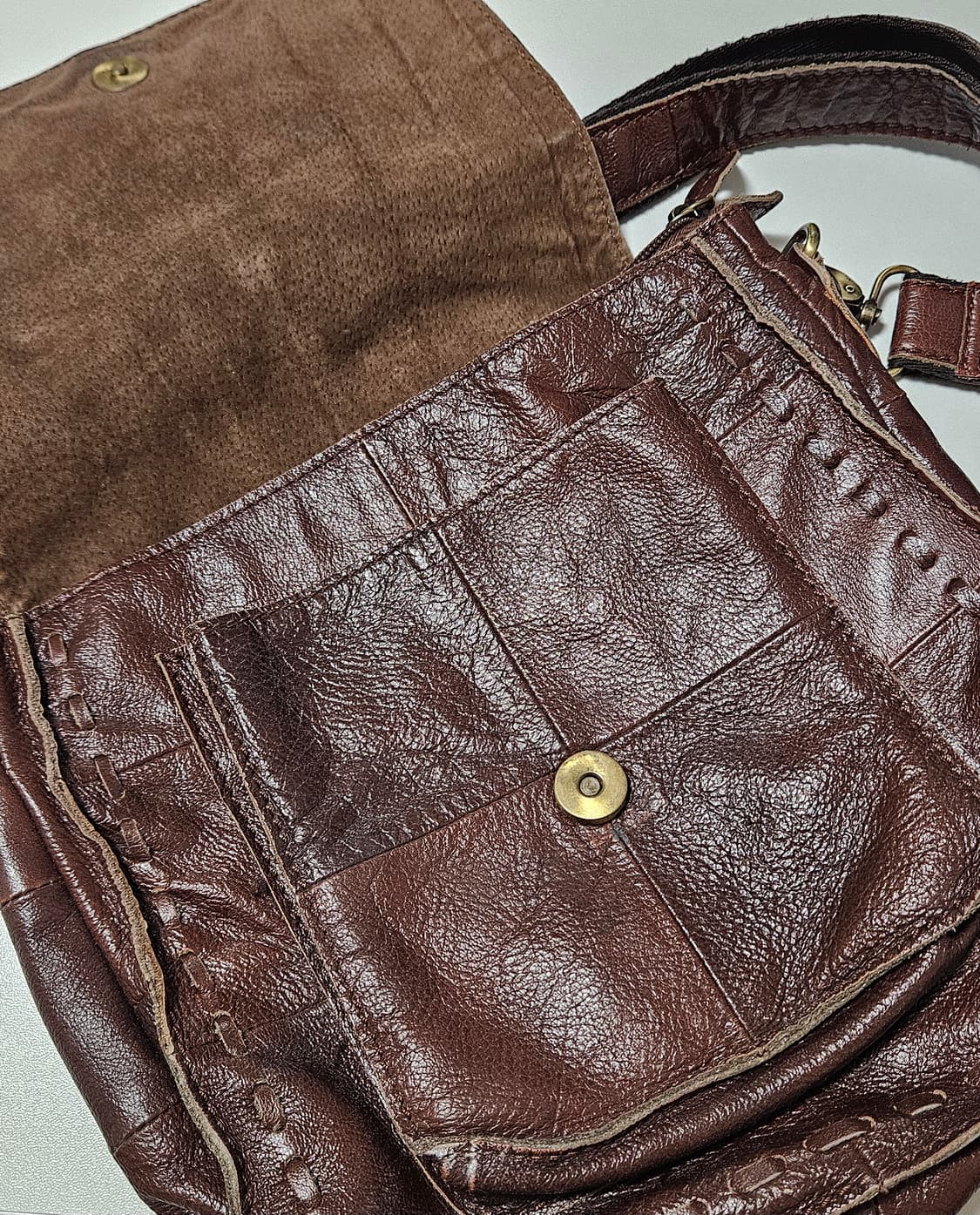 빈티지 가죽 숄더백 상품이미지2