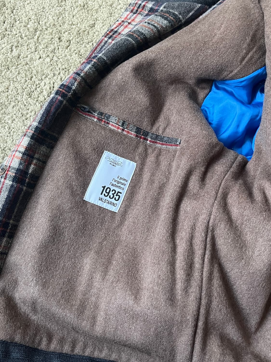 발스타 발스타리노 A-1 체크 패디드 A-1 봄버 판매 상품이미지8