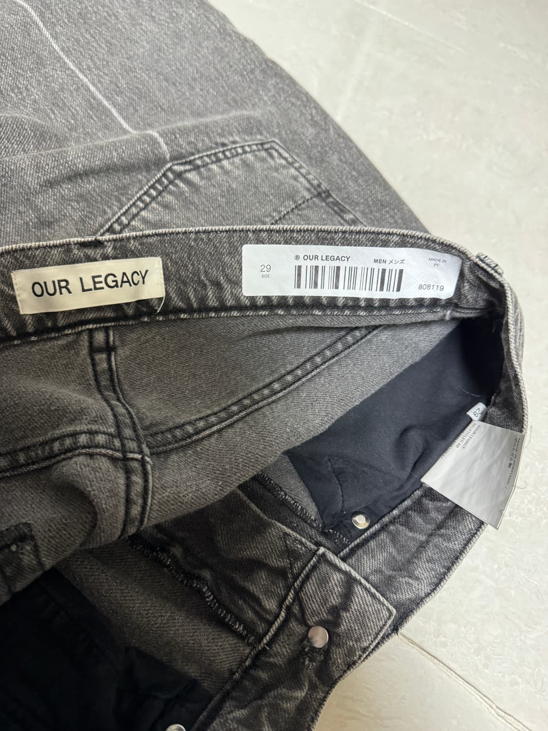 아워레가시 익스텐디드 써드컷(블랙 그레이, 29) 상품이미지5