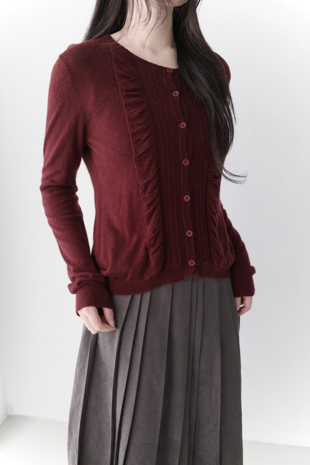 frill tuck cardigun 상품이미지7