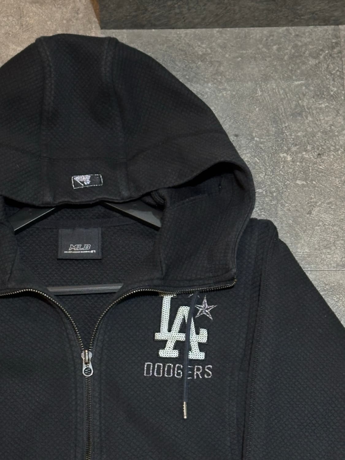 MLB 후드집업 블랙 90사이즈 상품이미지4