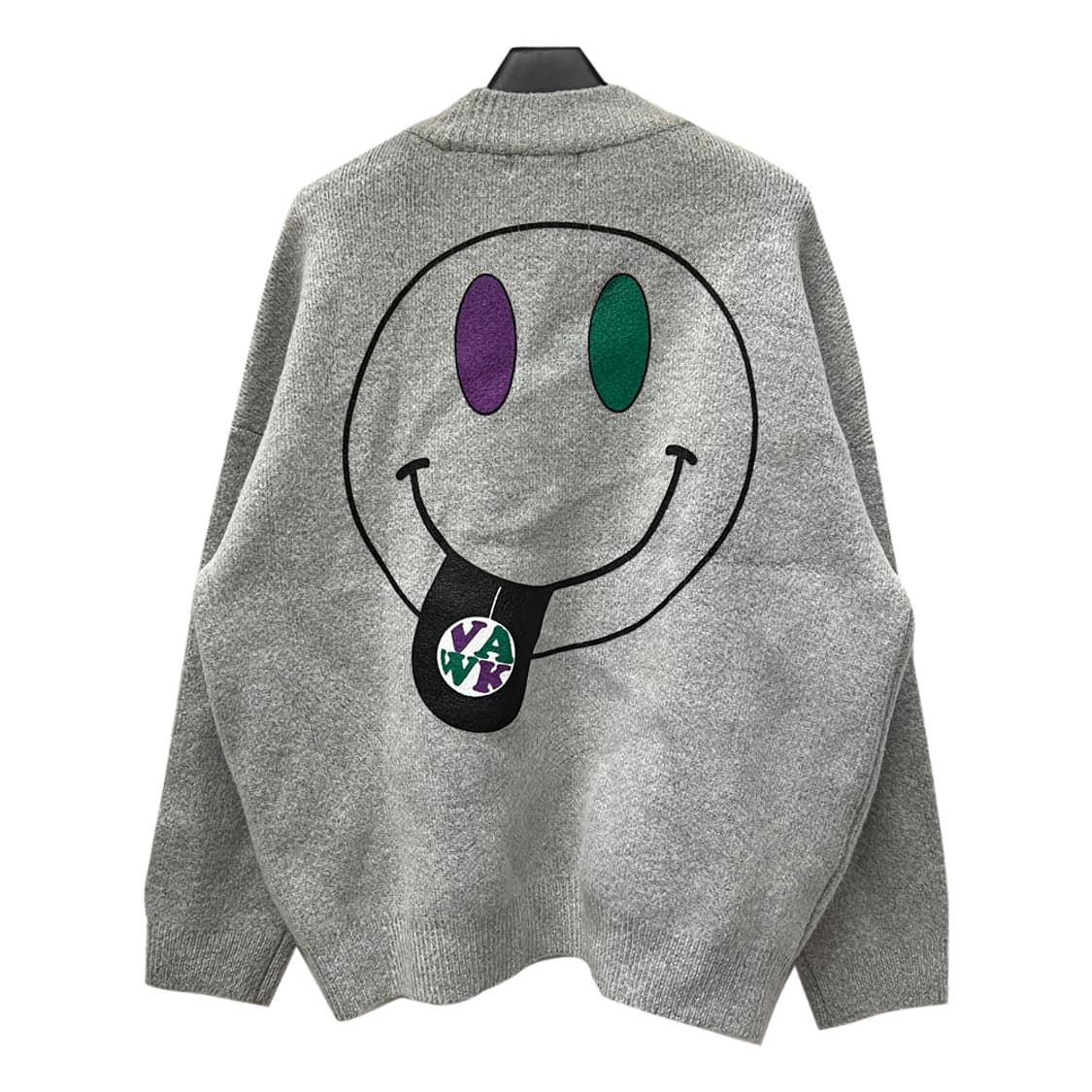 뱀파이어 위켄드 스마일 헤비 오버핏 니트 가디건 FREE 상품이미지3