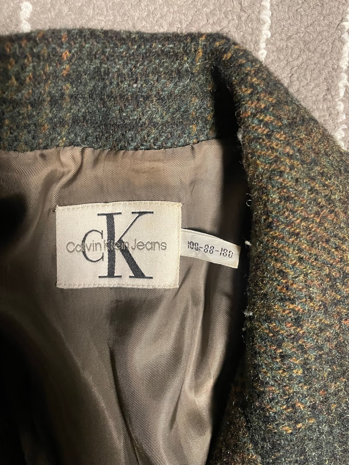 90s Ck 캘빈클라인 트위드 자켓 상품이미지3