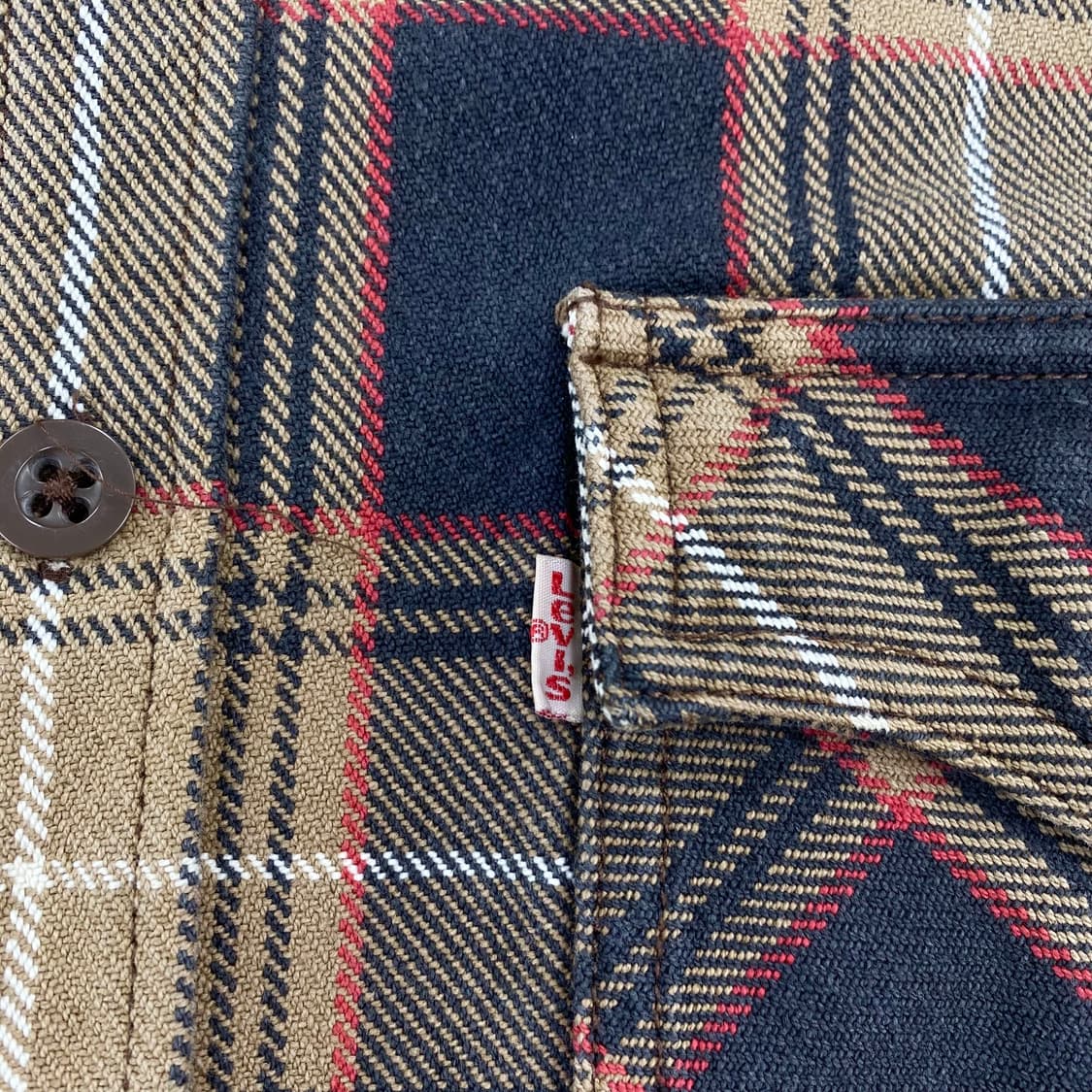  리바이스 화이트탭 플란넬 워크 셔츠 (98)  ﻿ 상품이미지3