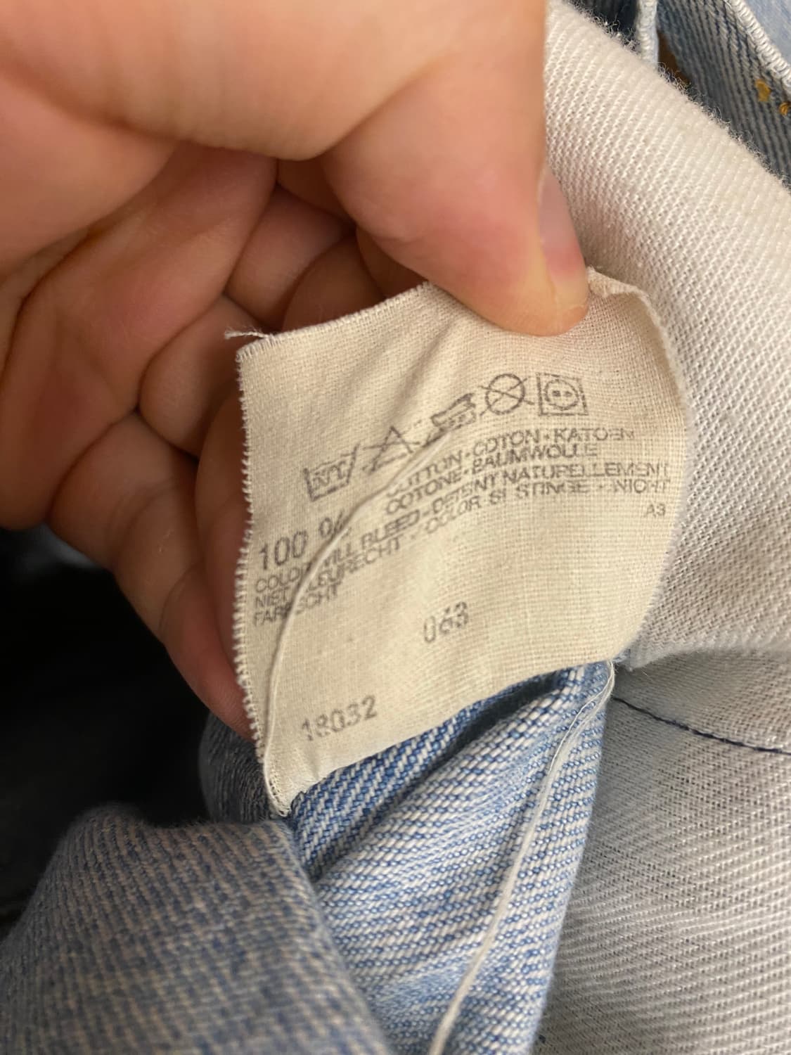 90s LEVI'S denim jacket 90년대 리바이스 데님자켓 상품이미지10