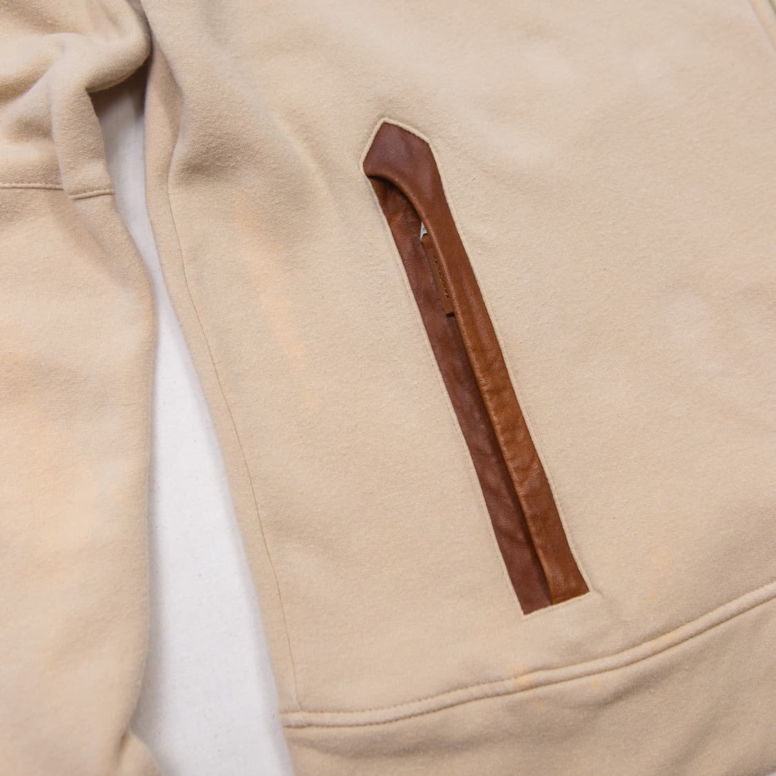 폴로 RLX 레더 스트라이프 플리스 자켓 상품이미지5