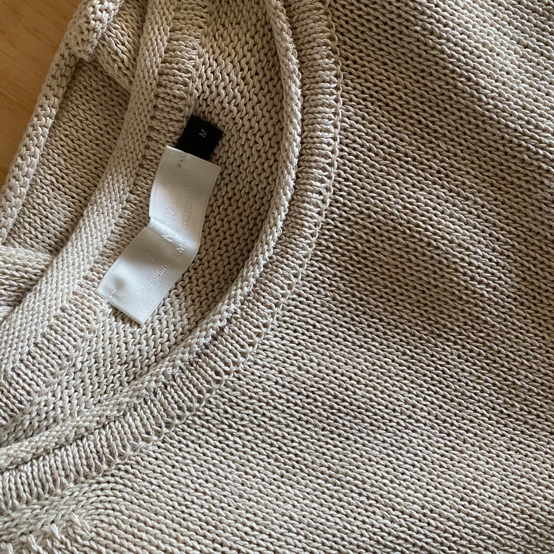 AMOMENTO 아모멘토 paper yarn pullover 상품이미지6