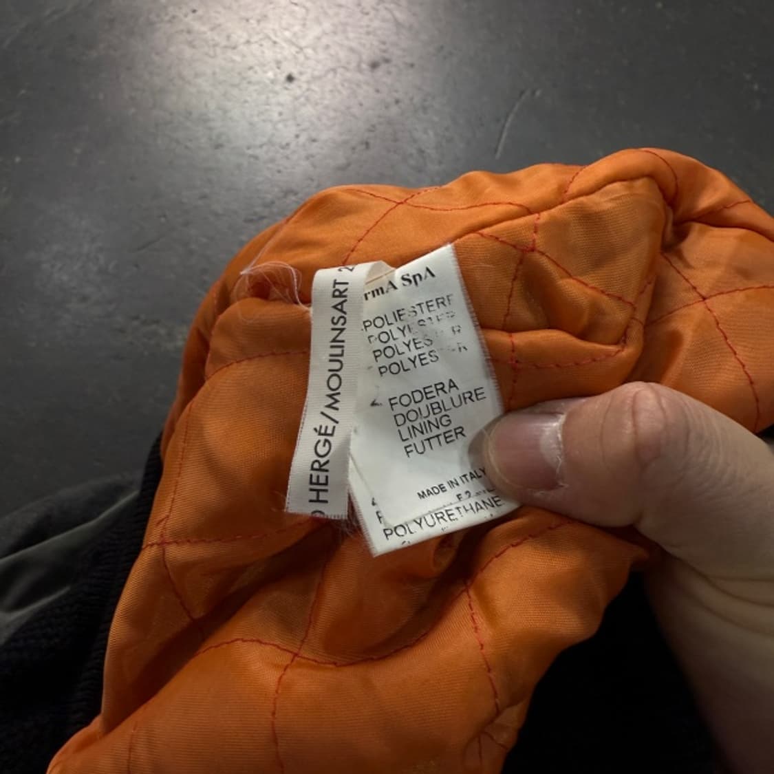 100 까스텔바작 헤링본 울 자켓  상품이미지5