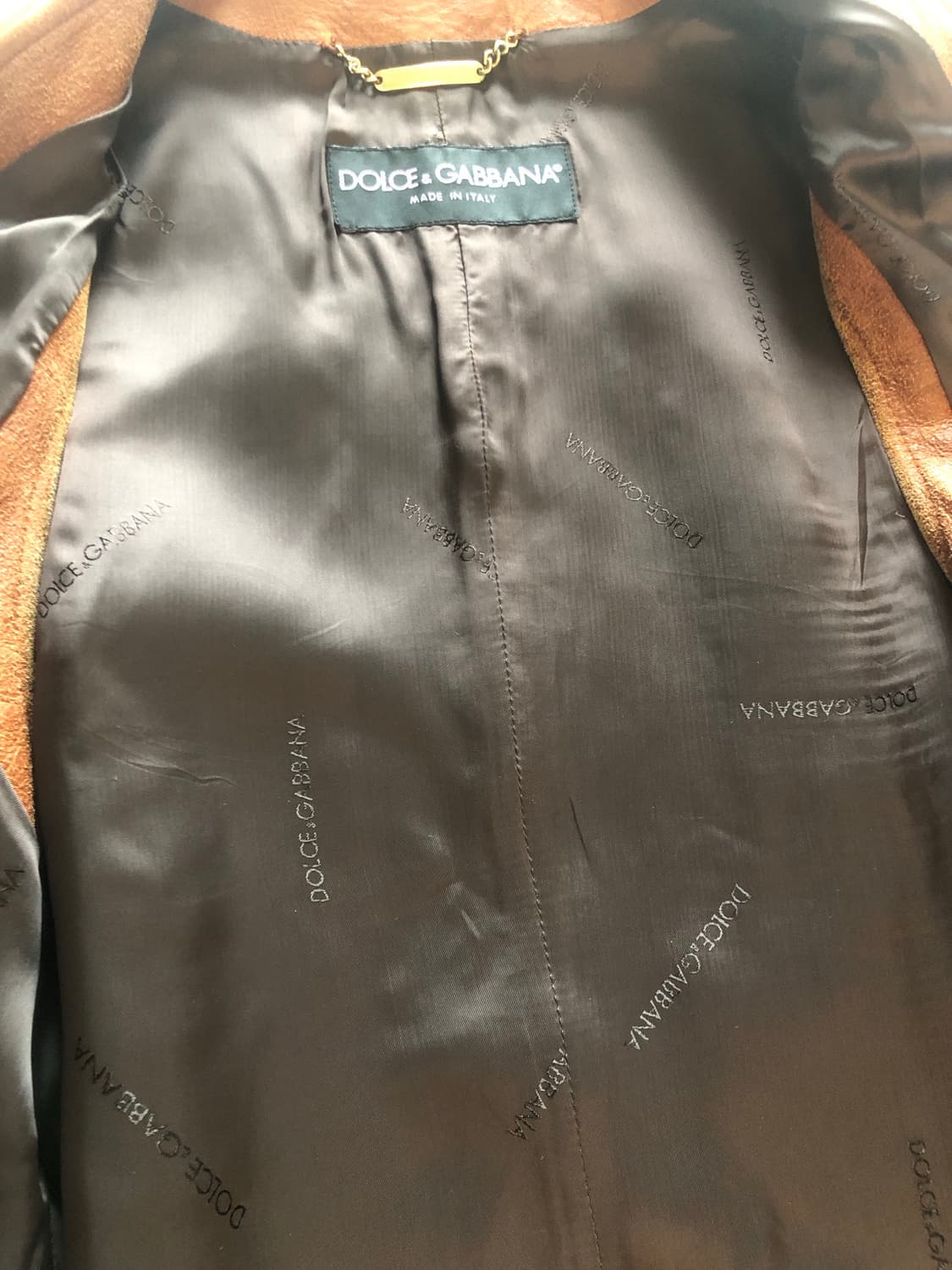 돌체앤가바나 빈티지 멀티포켓 양가죽 베스트 자켓 상품이미지5