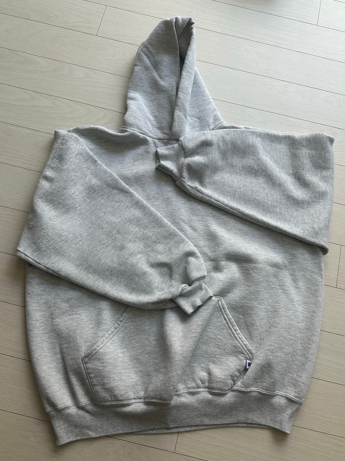 90s 러셀후드티 그레이색상 made in usa 상품이미지3