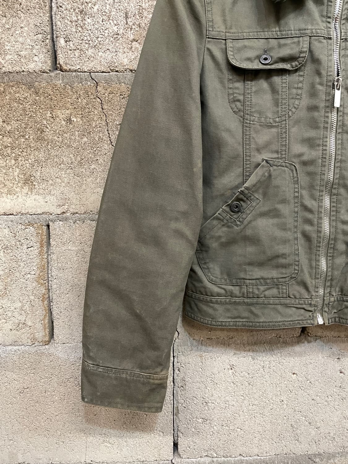 디젤 워시드 코튼 트러커 자켓 상품이미지4