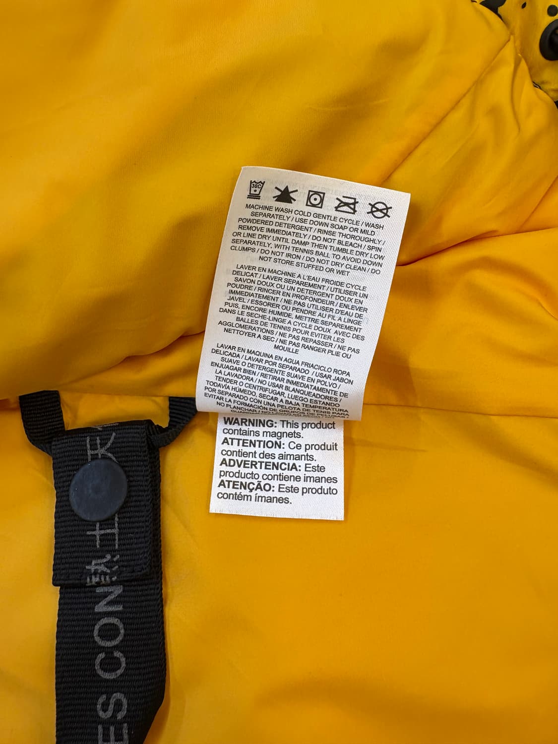 (나이키 ACG 다운 베스트 옐로 스플래터 상품이미지6