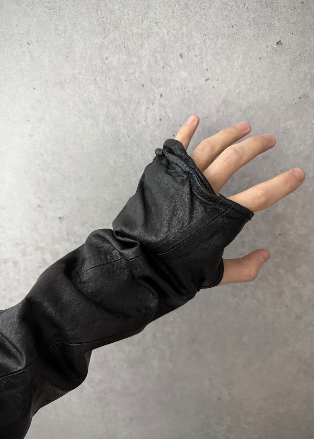 artisanal lamb leather jacket 상품이미지5