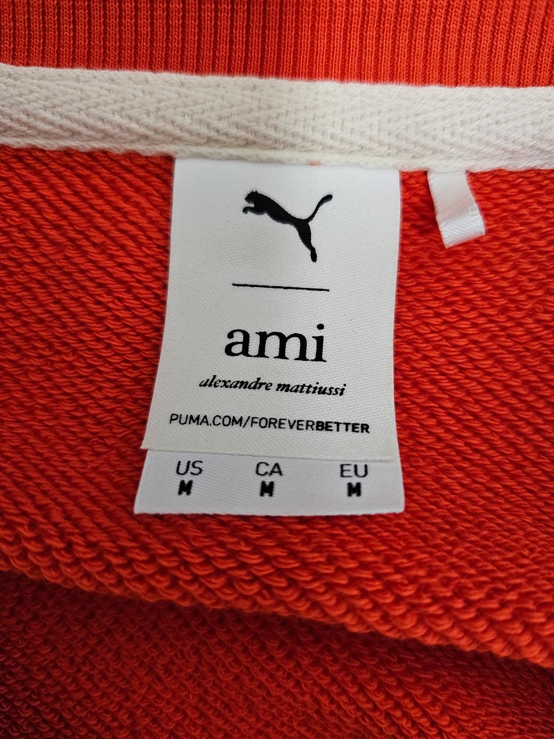 푸마X아미 콜라보 맨투맨 M 상품이미지3