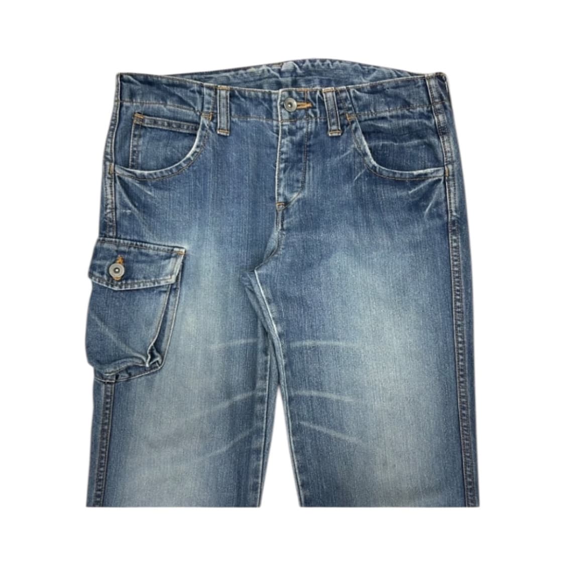 M) 존불 인디고 카고 데님팬츠 BD-054 상품이미지2