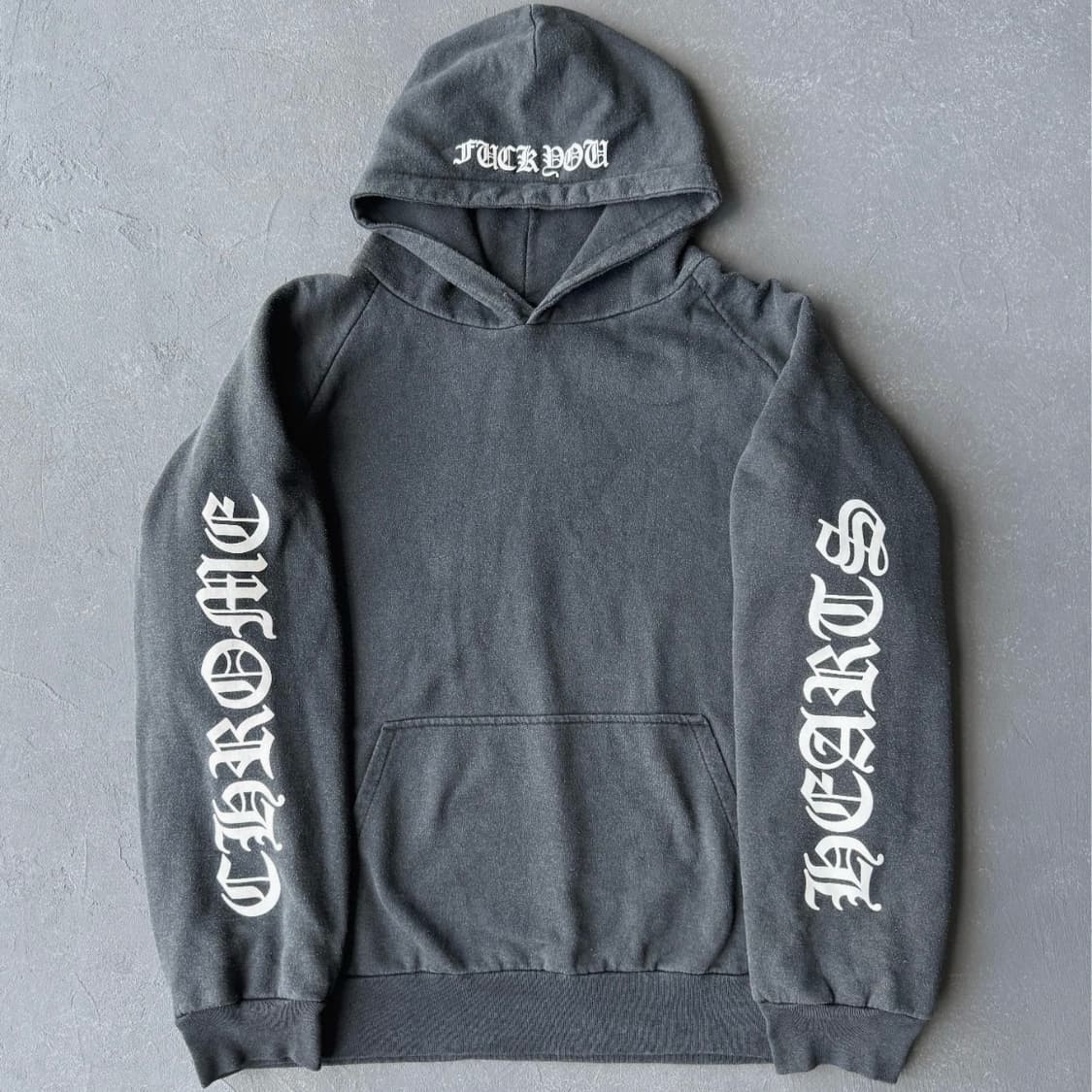 빈티지 90s Chrome Hearts “Fuck you” hoodie 상품이미지2