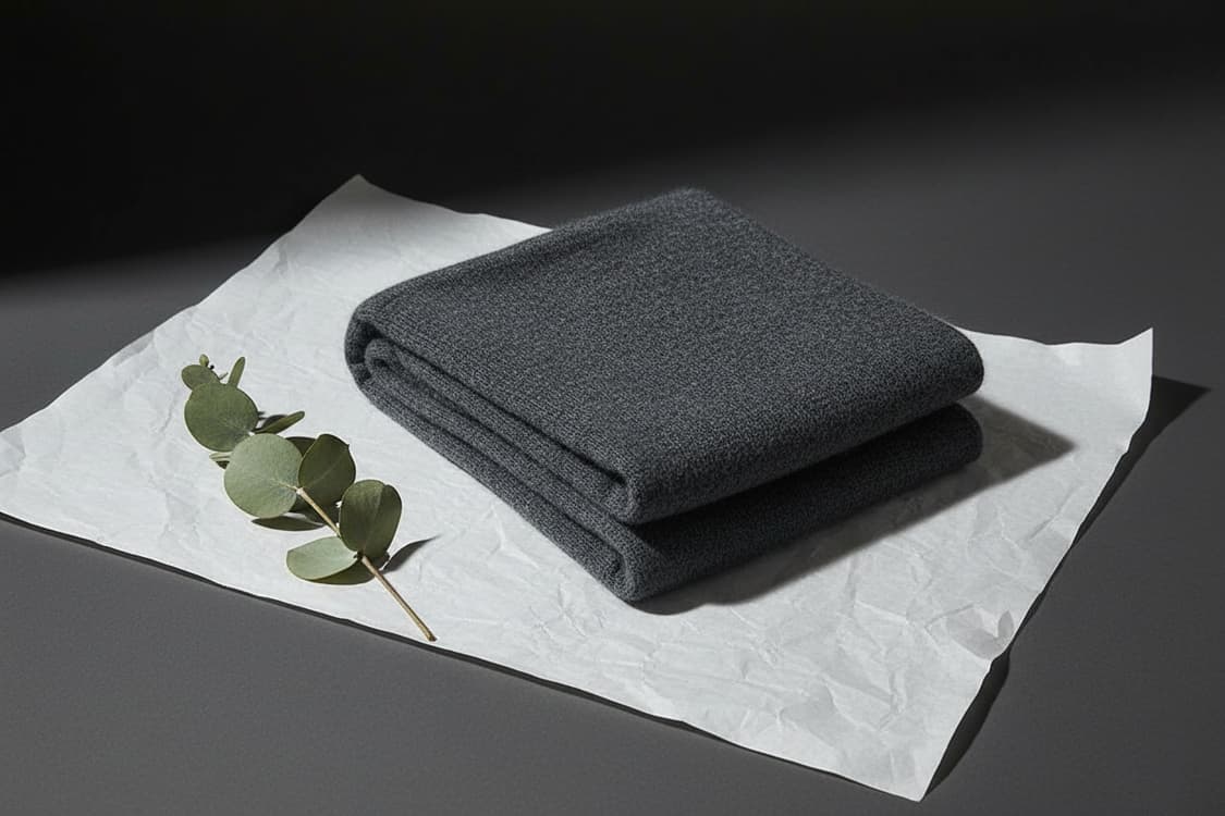 ZYGA PARIS 캐시미어 니트 머플러 상품이미지3