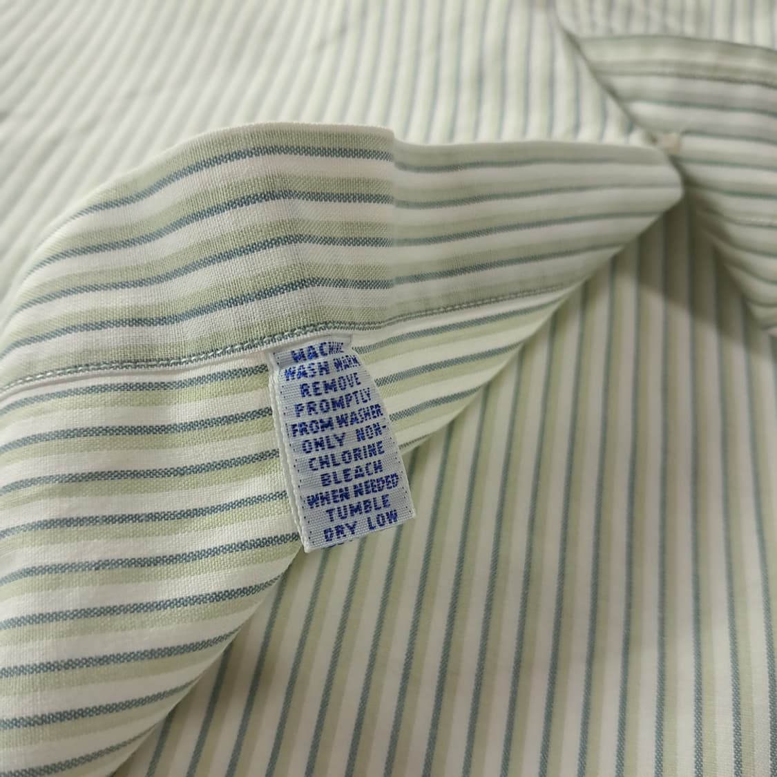 CK614 XL 폴로 90s 그린 멀티 스트라이프 셔츠 남방 상품이미지5
