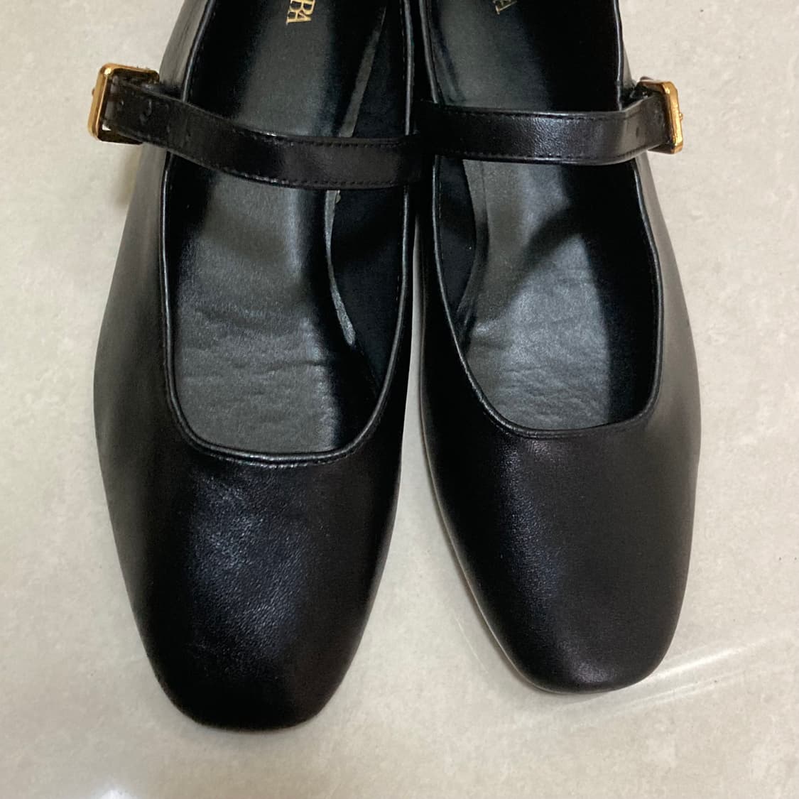 자라 더로우 발레리나 플랫슈즈 240 상품이미지5