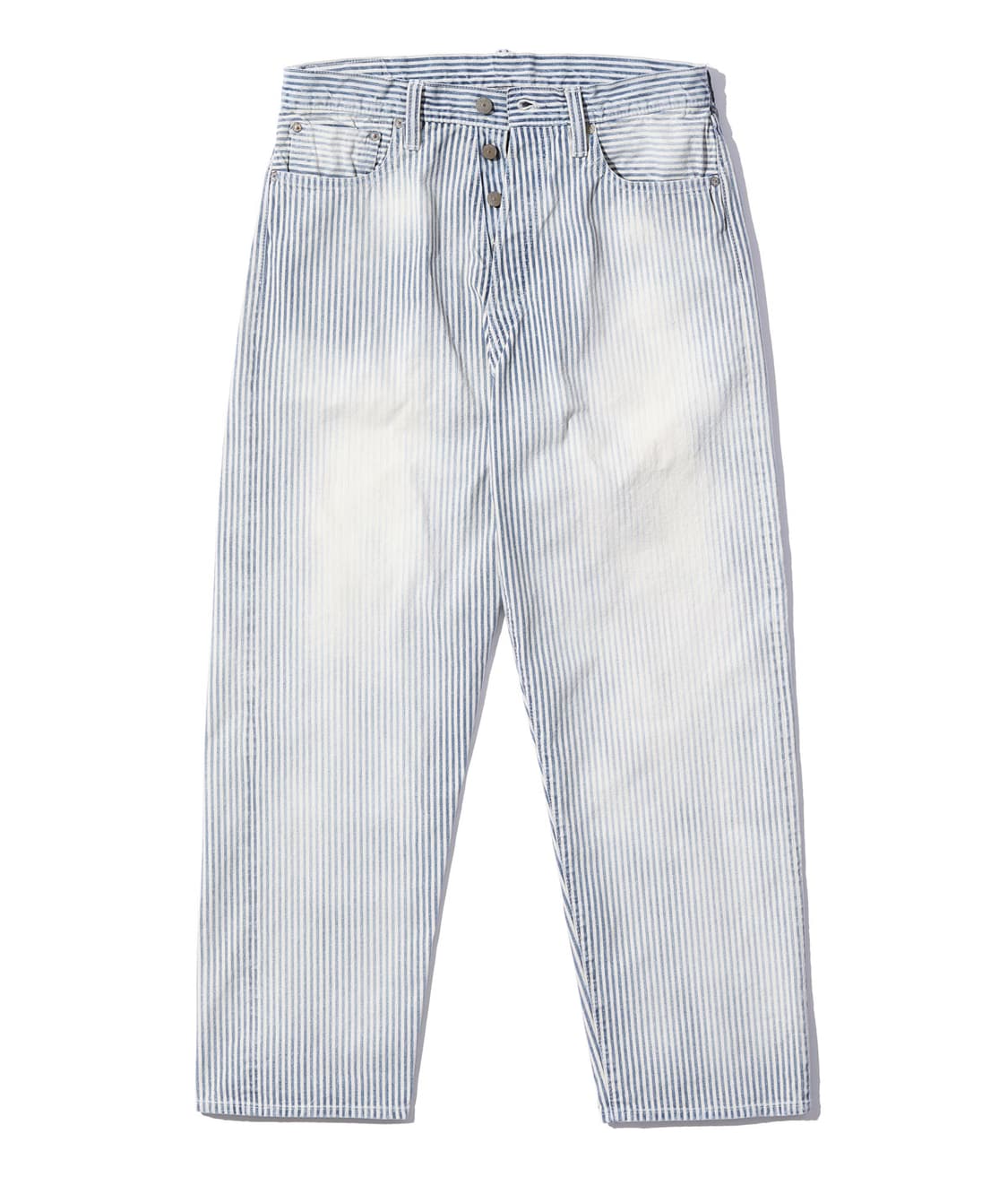 슈가케인 히코리 스트라이프 5포켓 와이드 팬츠 에이지드 상품이미지1