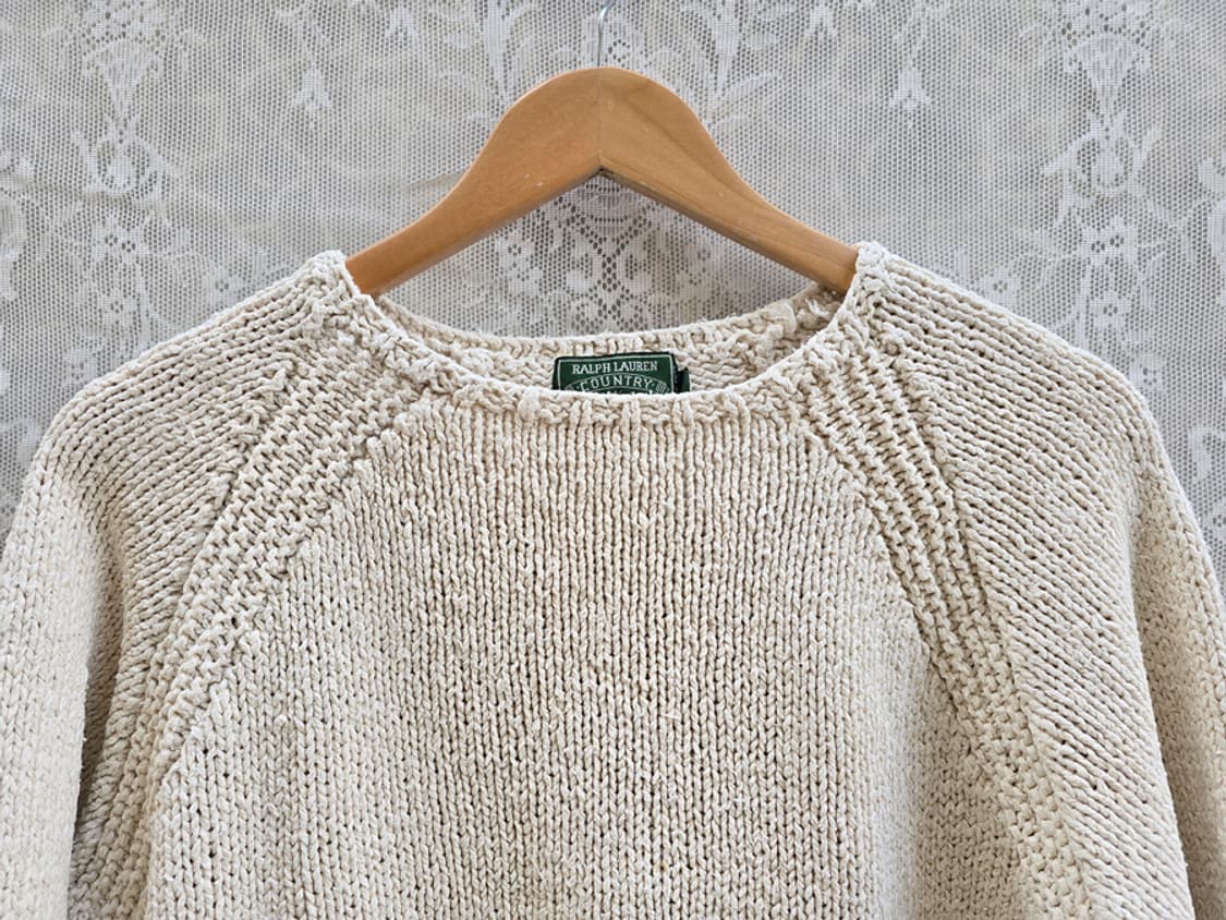 90s 랄프로렌 컨트리 코튼 니트 상품이미지2