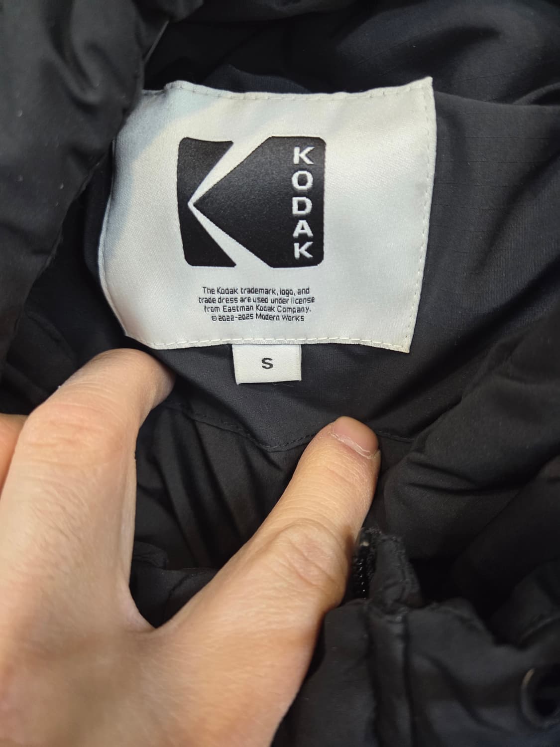 코닥 에센셜 스텐넥 덕다운 롱패딩 s 상품이미지3