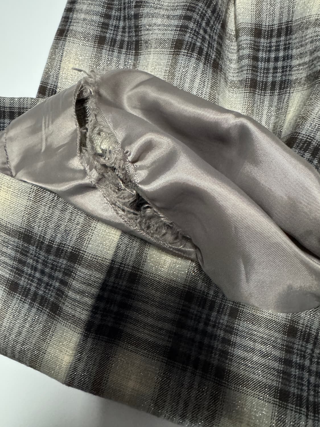 여성 톰보이 Tomboy 플란넨 울 체크 원피스 S 상품이미지6