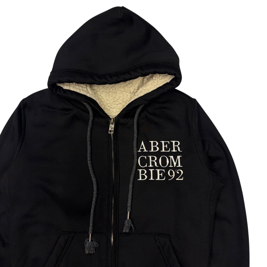 아베크롬비 y2k 블랙 후드집업 L 상품이미지2