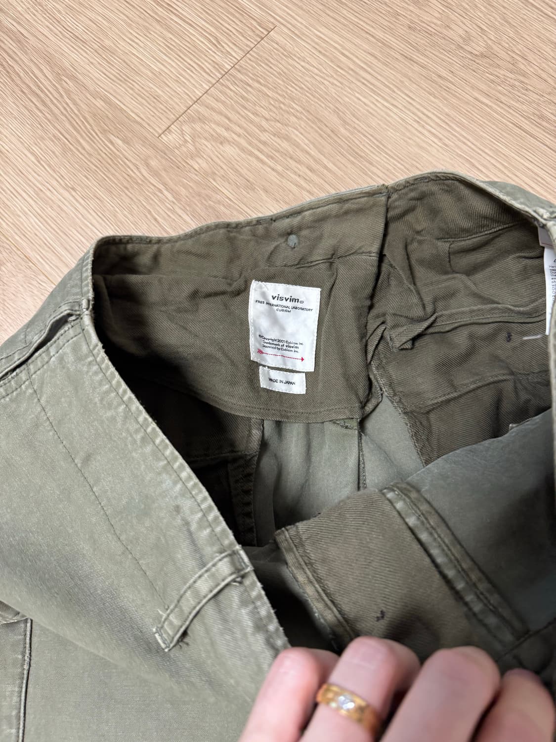 비즈빔 visvim 19aw veterans pants crash 베테랑 상품이미지7