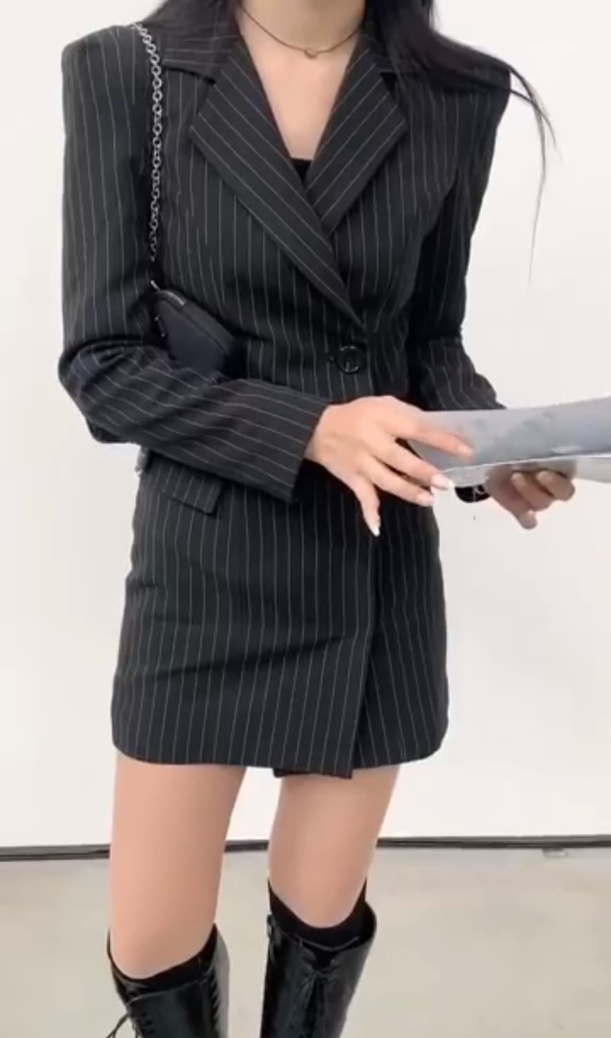 비엔프롬 자켓 원피스 상품이미지3