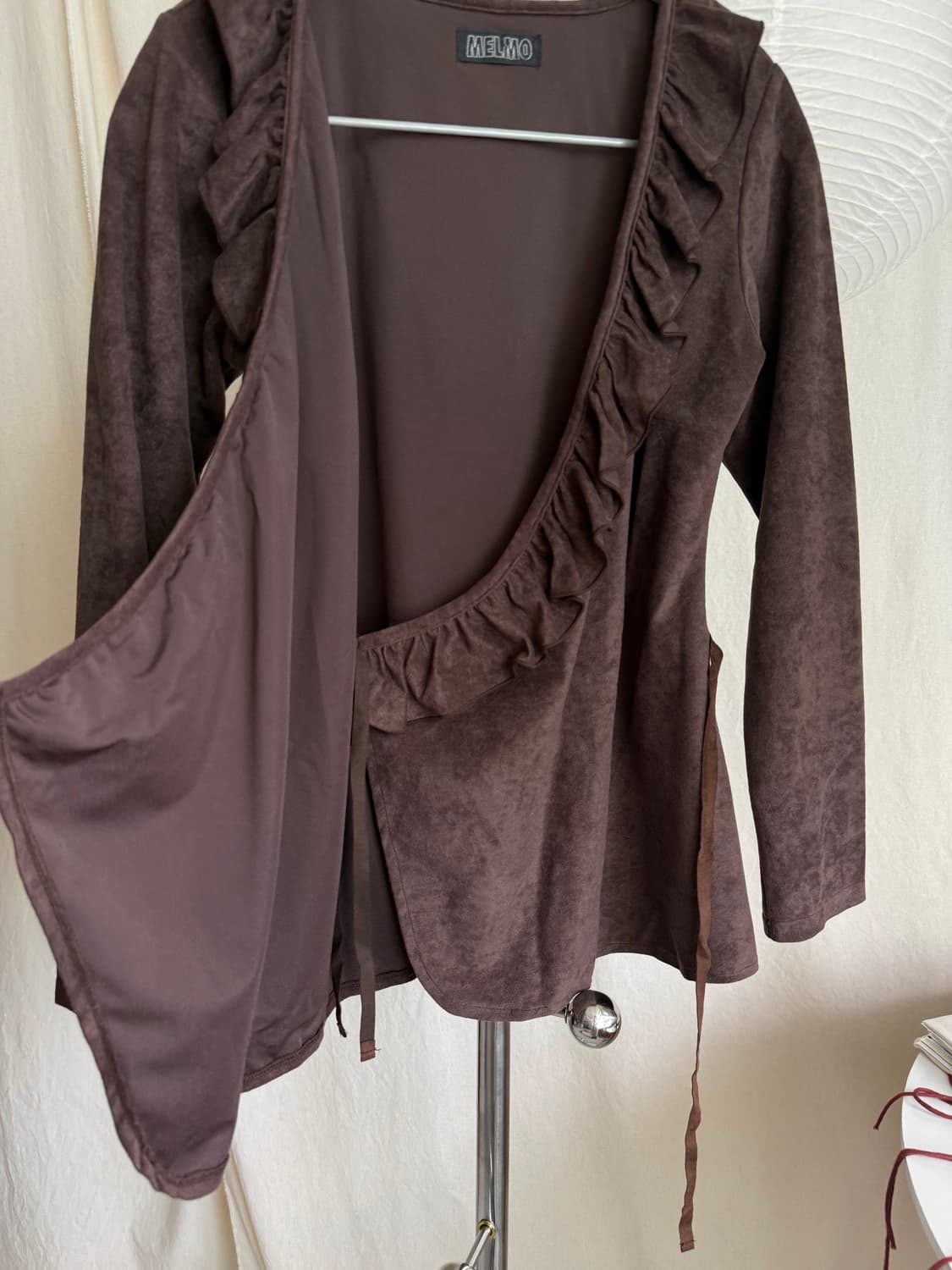 Melmo Frill Wrap Blouse 상품이미지8