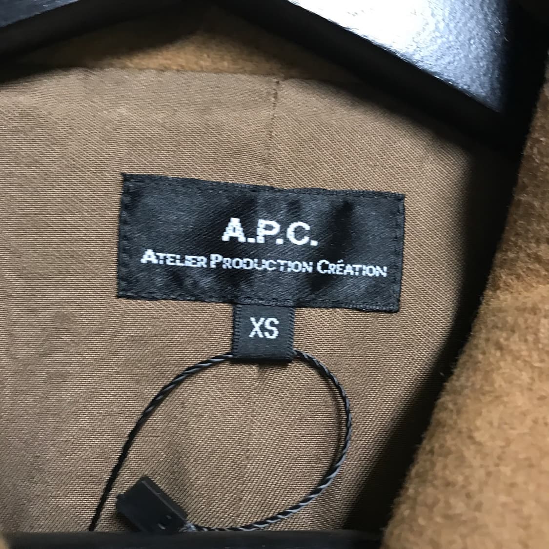 APC 아페쎄 더블 코트 브라운 XS(W) 상품이미지4