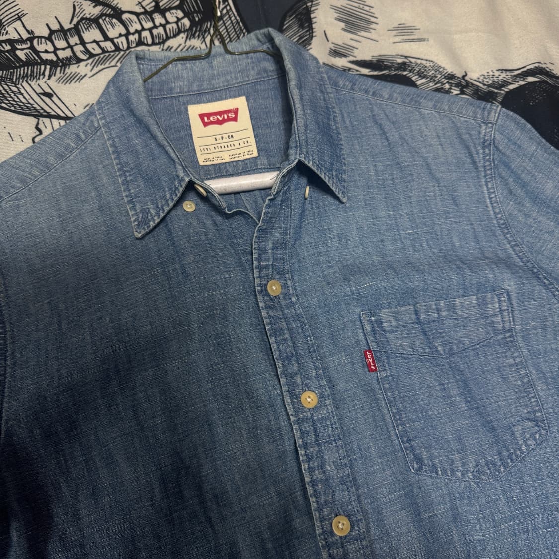 리바이스 데님셔츠 S사이즈 상품이미지2