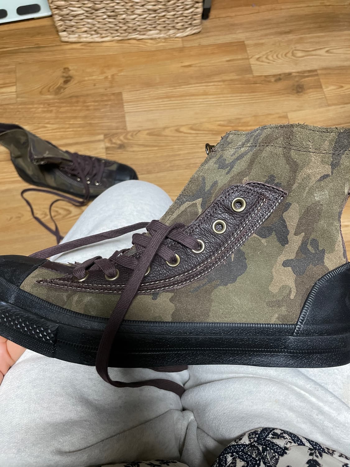 컨버스 컴뱃부츠 하이탑 카모 280 새제품 상품이미지5