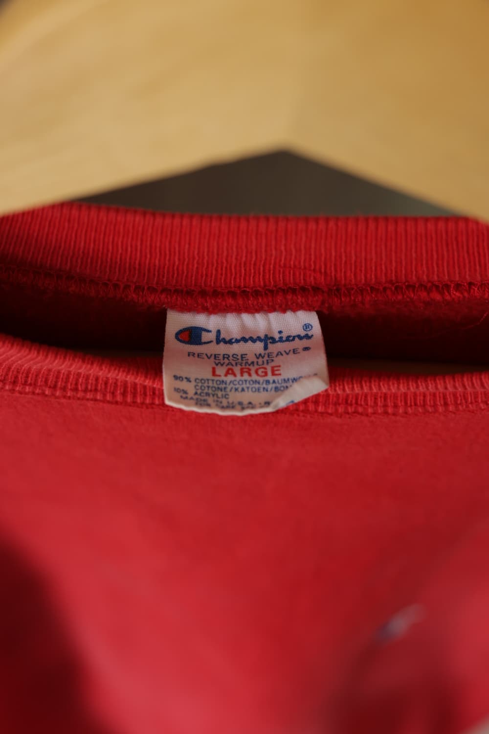 챔피온 80s 리버스위브 맨투맨 스웻셔츠 Made in USA Large 상품이미지2