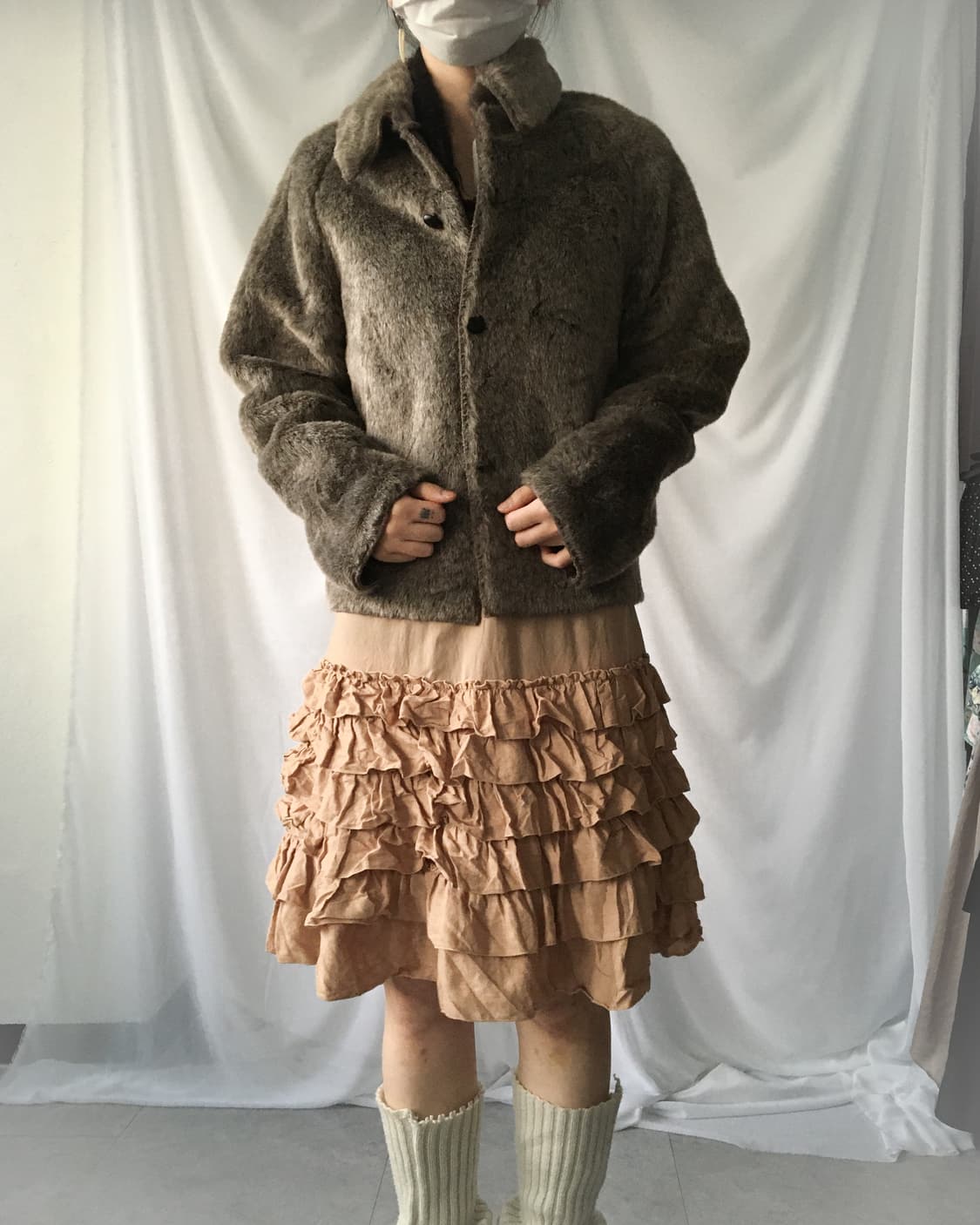 fake fur jacket 상품이미지8
