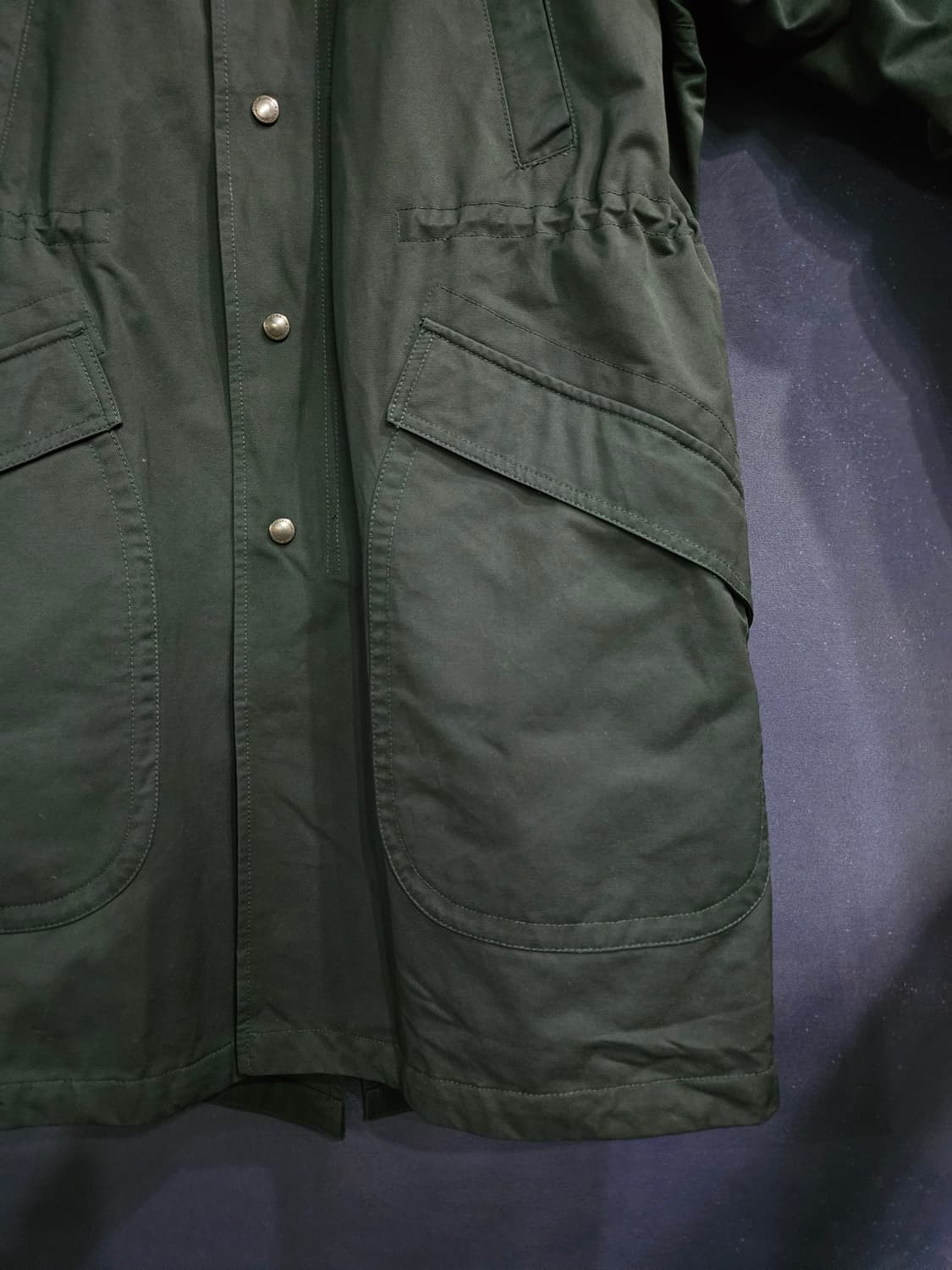 커스텀멜로우 다크그린 남성 오버핏 95 야상점퍼  상품이미지6